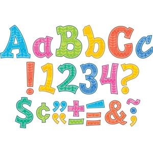 Letras, números y signos de puntuación para construir textos - Nordic Trails (TCR77201)