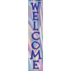 Banner de bienvenidos Iridescent (ING)(TCR8658)