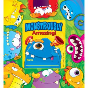 Certificado con marco diseño monstros (CD101078)