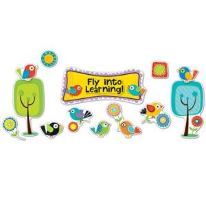 Mural de pajaro boho Fly Into Learning (CD110301)