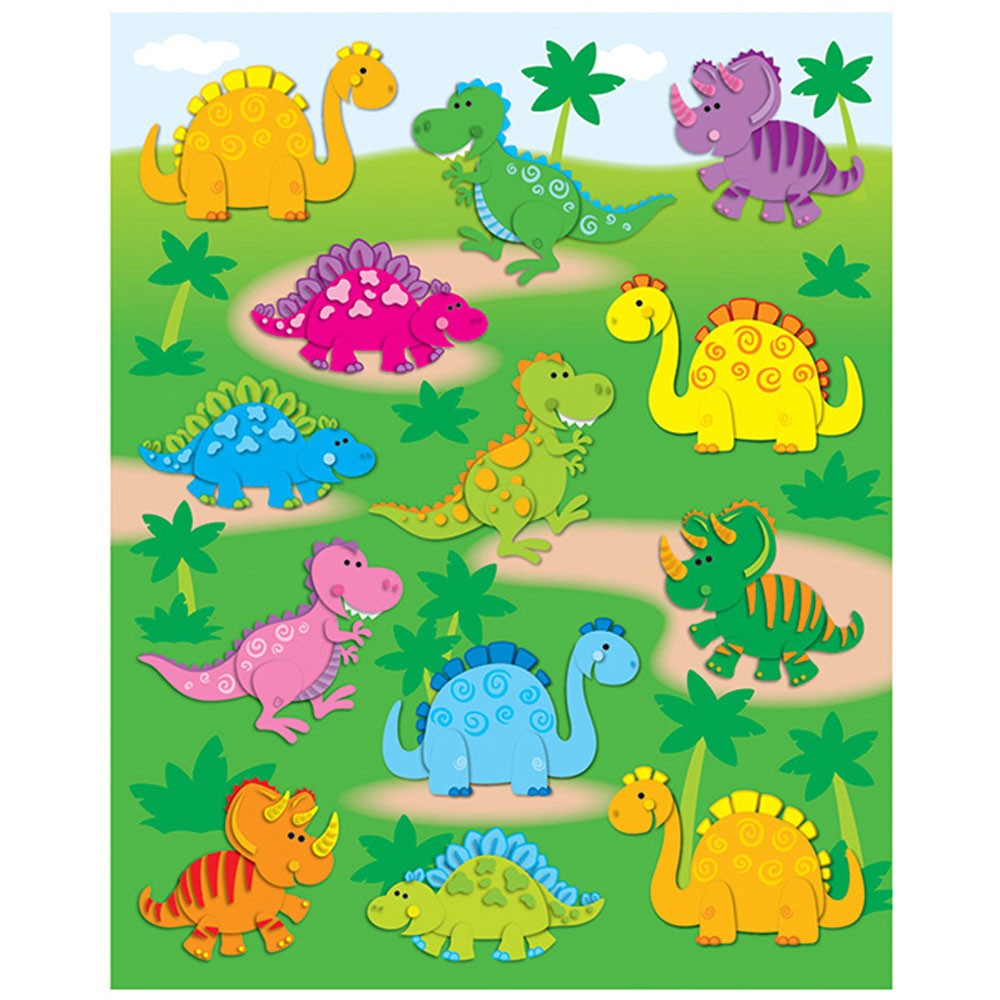 Calcomanías dinosaurios - Dinosaurs Shape(Stickers) (CD168018)