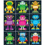 Calcomonias Robots (CD168063)