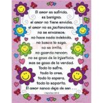 Afiche versículos de la Biblia I Corintios 13:4-8 (43x56cm) (CD214009)