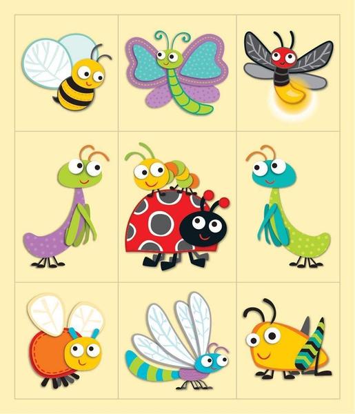 Calcomanias de insectos buggy bugs (CD168173)