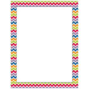 Afiche zig zag colores (puerta) (CTP0172)