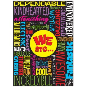 Afiche usted es… (cualidades) (ING)(43x56cm) (TA67214)