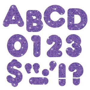 Letras, números y símbolos para rotular, morado (T1618)