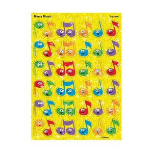 Calcomanías notas musicales (Stickers) (T63040)