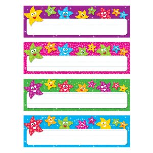 Línea para nombre estrellas bailarinas (7,3 x 24 cm)(36uds) [T69909]