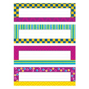 Línea para nombre diseño Snazzy (36 uds)(7,3 x 24 cm) [T69913]