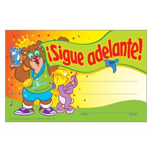 Certificado Sigue Adelante 30uds (T8122)