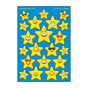 Calcomanías estrellas emoji (84 stickers) (T83030)