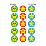 Calcomonias de estrellas de emoji con olor (T83442)