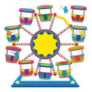 Mural  (pasalista) Noria ¨Rueda chicago¨ (T8417)