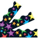 Borde de pizarra estrellas gel (T92322)