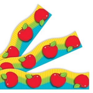 Borde de pizarra manzanas brillantes (T92352)