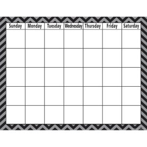 Afiche calendario zig zag (43x56cm) (TCR7581)