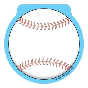 Libreta pequeña bola de beisbol (50 hojas) [CD8836]