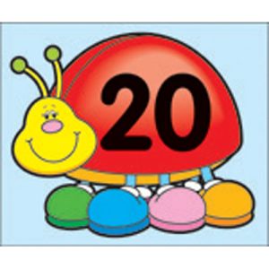 Numeros calendario diseño sandia/mariquita (CD5448)