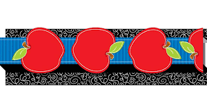 Borde de Pizarra Manzanas 3D (CD108041)