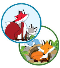 Figura ambos lados diseño zorro (CD188061)