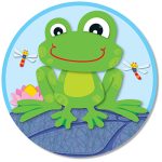 Figura ambos lados diseño ranas (CD188041)