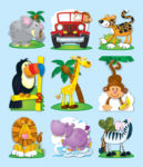 Calcomanías Jungla (CD168062)