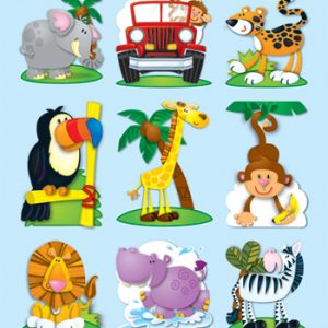 Calcomanías Jungla (CD168062)