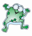 Figura de ambos lados Rana Froggy (DJ688001)