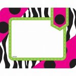 Distintivo adhesivo diseño cebra (FST124/TCR70124)