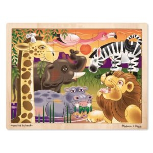 Rompecabezas planicies africanas safari/ jungla (24 piezas) (MD2937)