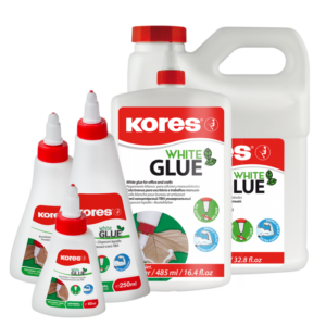 PEGAMENTO BLANCO WHITE GLUE 500 GR KORES