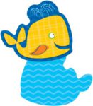 Distintivos pequeño ballena (36 uds) (CD120153)