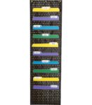 Organizador para folder negro con flechas doradas (CD158042)