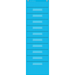 Organizador de folder celeste con puntos (TCR20738)
