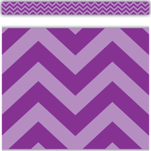 Borde de pizarra Chevron morado (TCR5540)