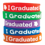 Pulseras de silicona graduado (ING) (10 uds) (TCR6581)