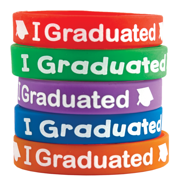 Pulseras de silicona graduado (ING) (10 uds) (TCR6581)