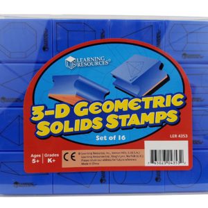 Sellos de Figuras Geometricas (3D Geometric Solids Stamps) (LER4353)