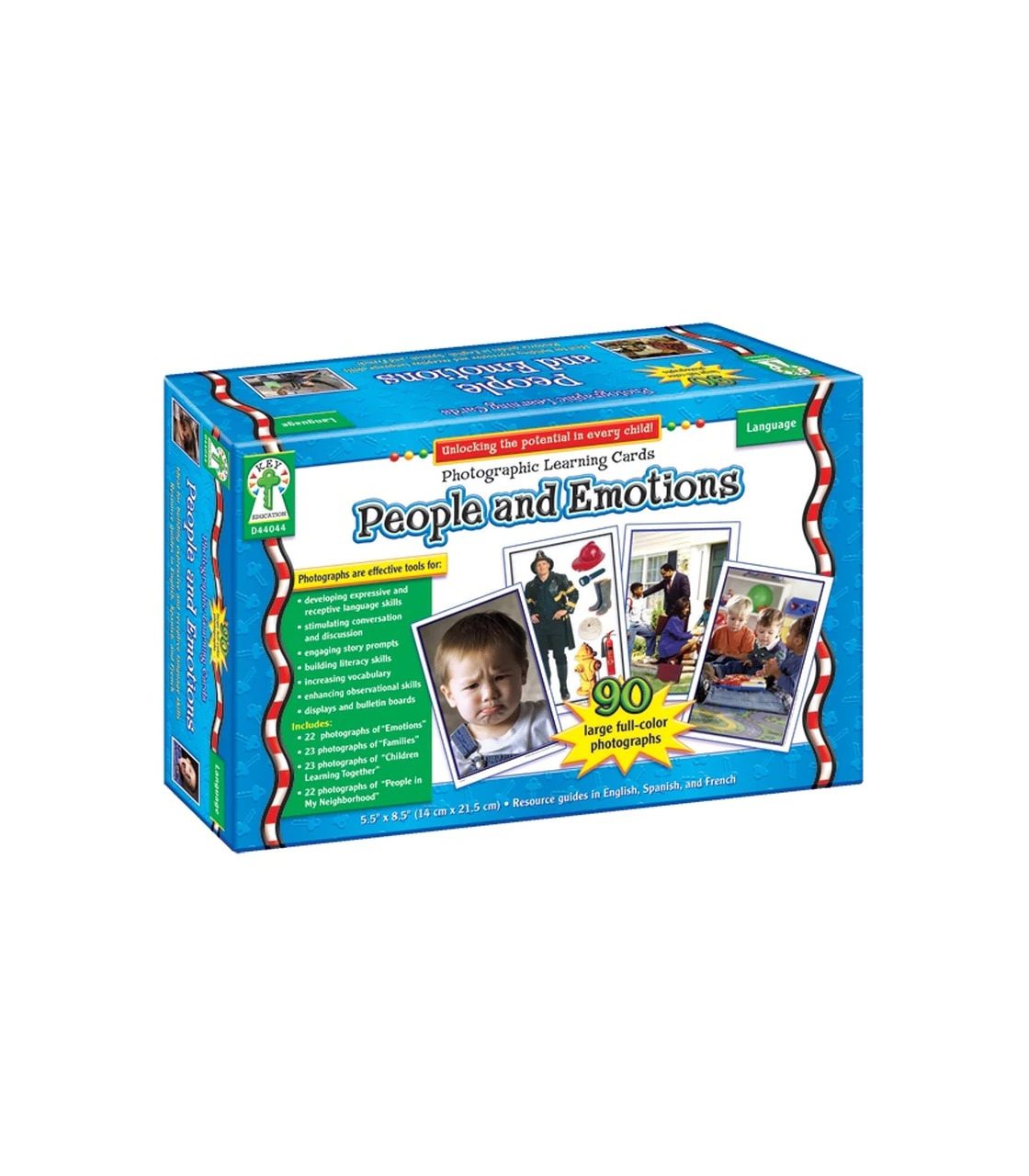 Fotografías profesiones y emociones (90 tarjetas) (D44044)