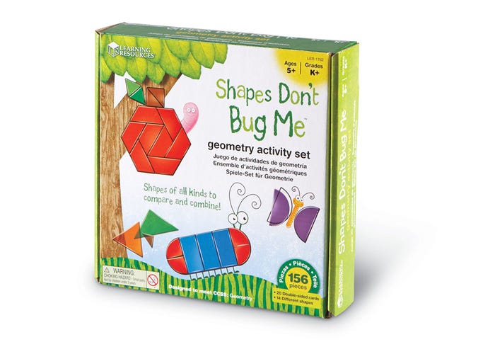 Juego de actividades formas geométricas - Shapes Don't Bug Me™ (LER1762) - Image 2