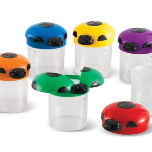 Set de 6 frascos con lupa (LER2781)