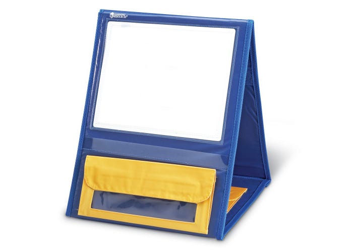 Pizarra acrílica magnética de mesa doble cara con bolsa de nylon (LER7191) - Image 3