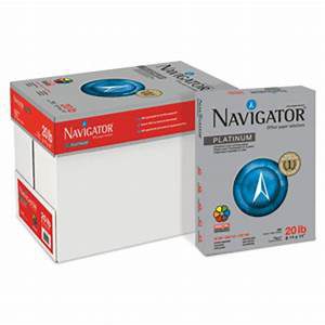 CAJA 10 RESMAS DE PAPEL NAVIGATOR 75 GRAMOS TAMAÑO CARTA  1/2X11¨
