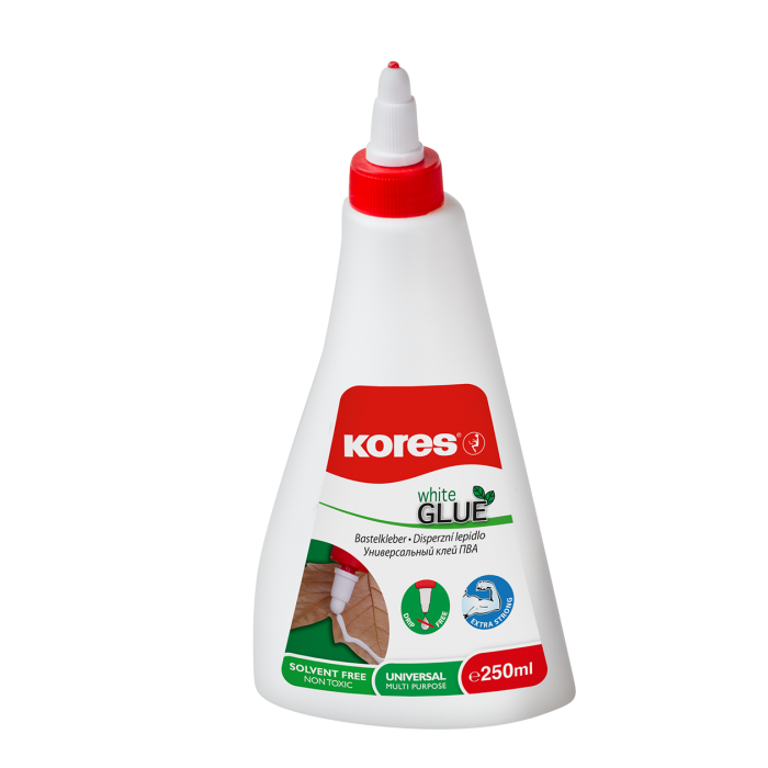 PEGAMENTO BLANCO 75826 WHITE GLUE 250gr KORES