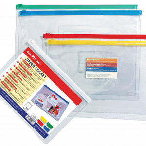 CARPETA ZIPPER EK2935 TRANSPARENTE CARTA 12 UD