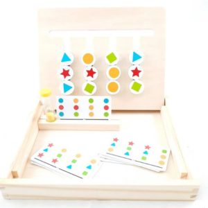 Juego de madera para copiar la imagen de la carta (DD1032)