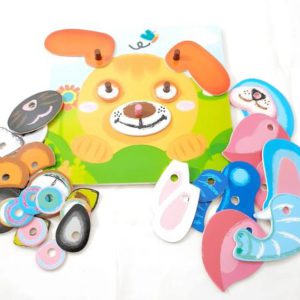 Juego de cambiar caras de animales