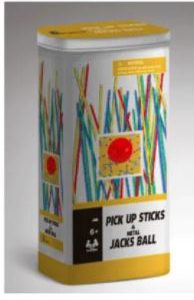 Juego de Palillos chinos y jaxes Caja Metálica