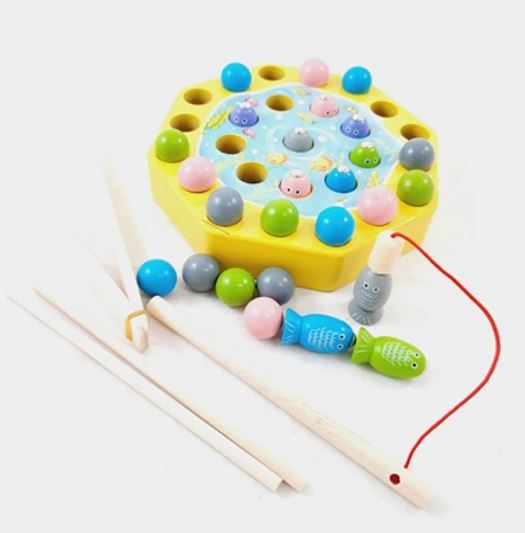 Juego de pesca de madera - Image 2